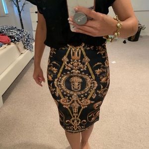 Versace Style Skirt